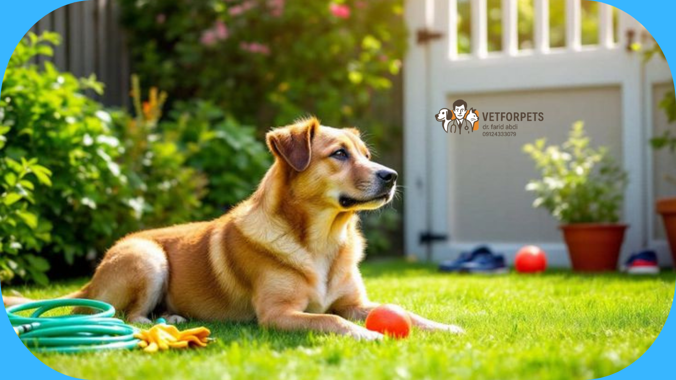 سگ را در باغ چگونه نگهداری کنیم؟