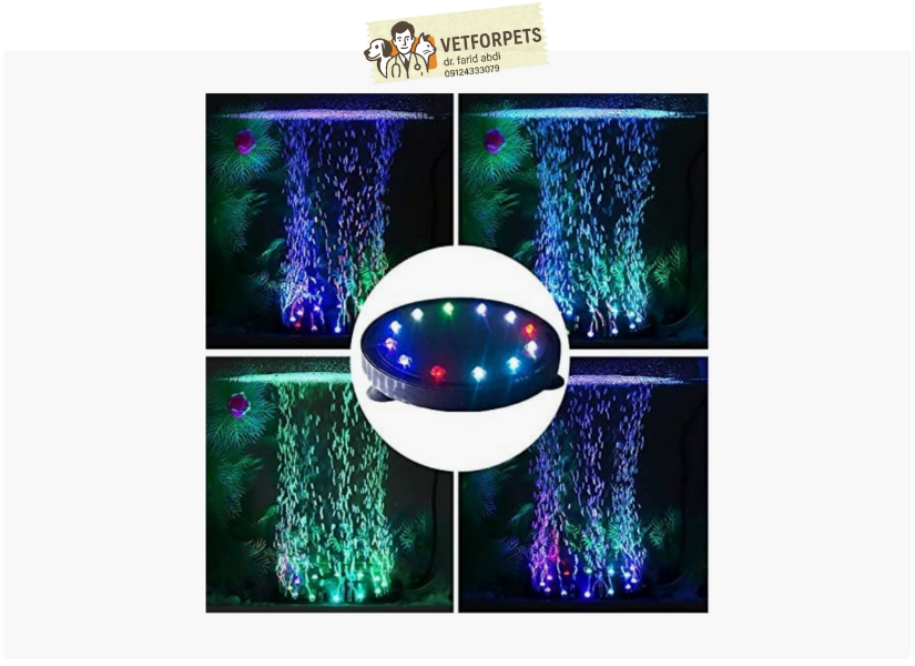 سگ هوا آکواریوم مدل LED دار