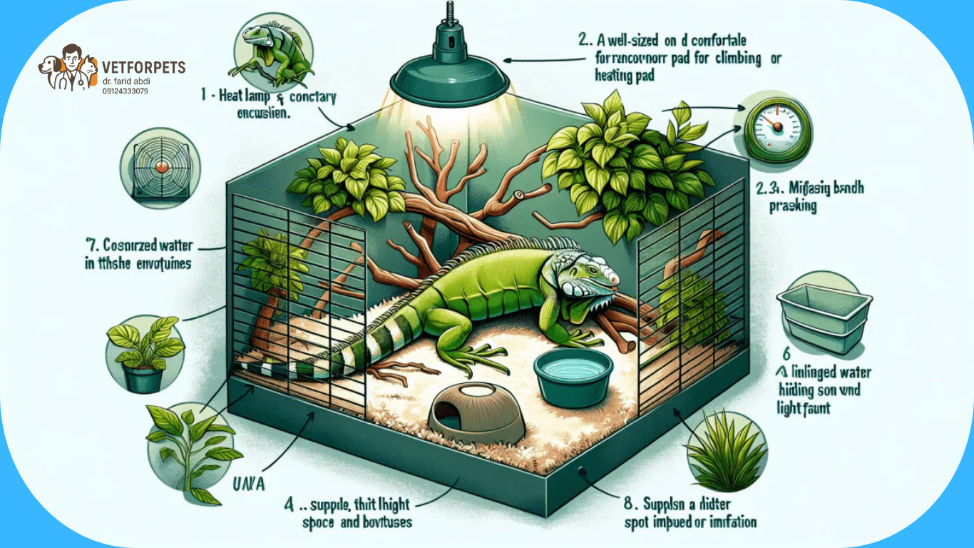 تجهیزات نگهداری ایگوانا